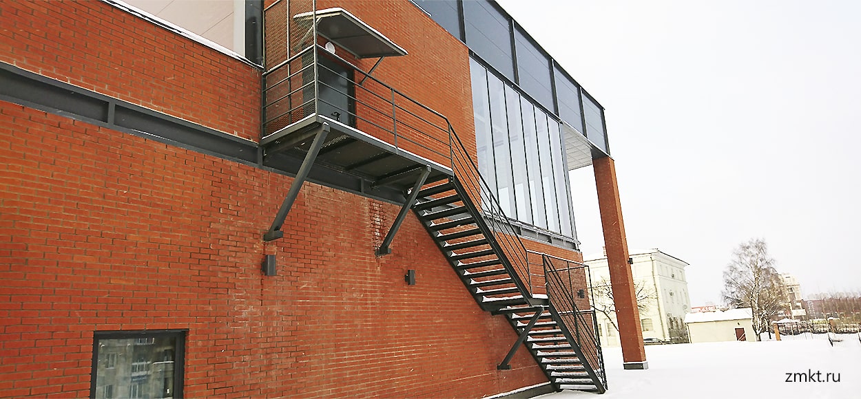 Эвакуационные лестницы, изготовление на заказ - zmkt.ru