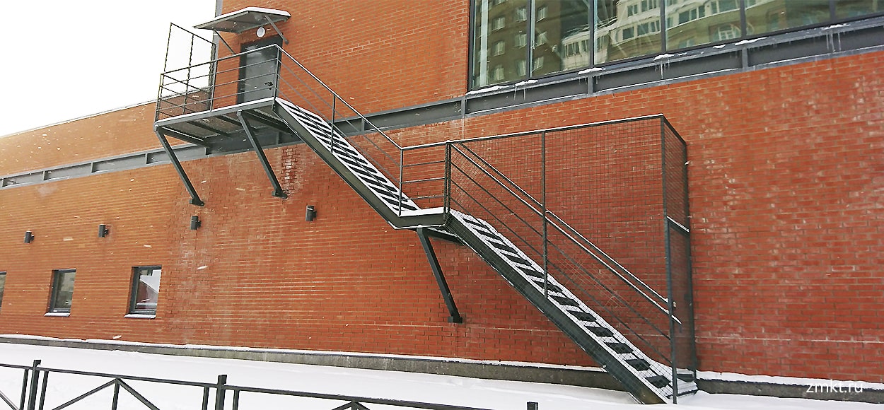 Пожарная лестница, изготовление на заказ - zmkt.ru